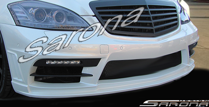 Custom Mercedes S Class  Sedan Front Bumper (2007 - 2013) - $1490.00 (Part #MB-072-FB)